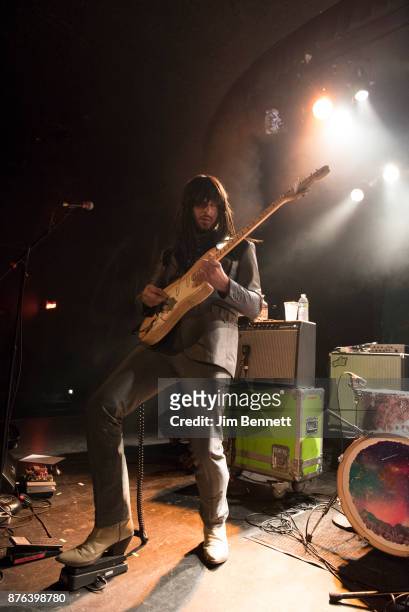 Mark Speer of Khruangbin performs live on stage at The Showbox on November 18, 2017 in Seattle, Washington.