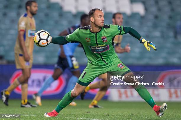 Jack Duncan of the Jets in action during the round seven A-League match between Sydney FC and Newcastle Jets at Allianz Stadium on November 18, 2017...