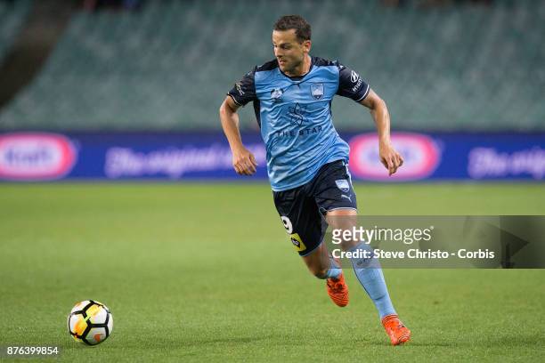 Deyvison Rogério da Silva, Bobô of the Sydney FC dribbles the ball during the round seven A-League match between Sydney FC and Newcastle Jets at...