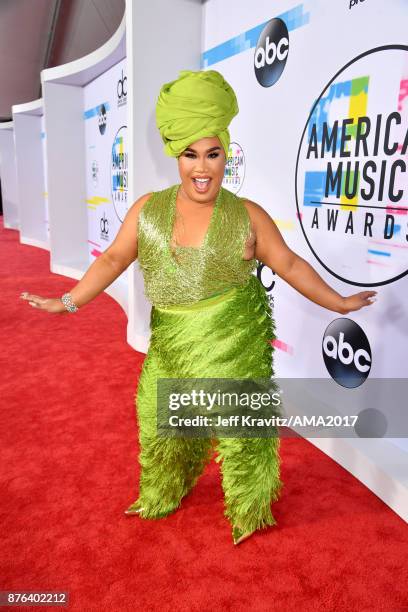 Patrick Starr attends the 2017 American Music Awards at Microsoft Theater on November 19, 2017 in Los Angeles, California.