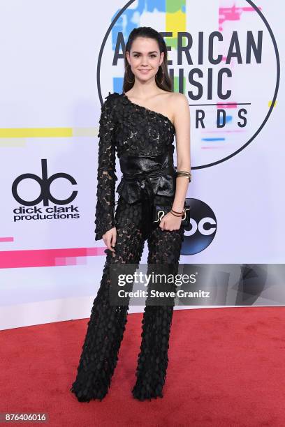 Maia Mitchell attends the 2017 American Music Awards at Microsoft Theater on November 19, 2017 in Los Angeles, California.