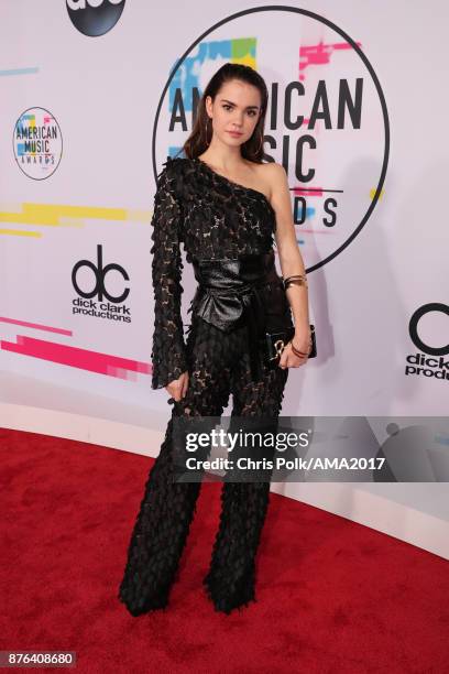 Maia Mitchell attends the 2017 American Music Awards at Microsoft Theater on November 19, 2017 in Los Angeles, California.