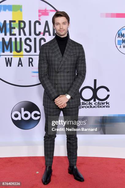 Patrick Schwarzenegger attends the 2017 American Music Awards at Microsoft Theater on November 19, 2017 in Los Angeles, California.