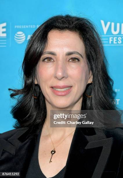 Producer Aline Brosh McKenna attends the 'Crazy Ex-Girlfriend: 100th Song Celebration Sing-a-Long' event during Vulture Festival LA presented by AT&T...