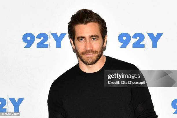 Jake Gyllenhaal attends 92nd Street Y presents Jake Gyllenhaal in Conversation followed by a Screening of "Stronger" at 92nd Street Y on November 19,...