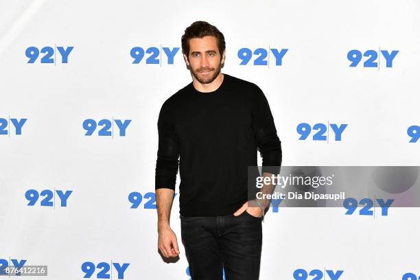 Jake Gyllenhaal attends 92nd Street Y presents Jake Gyllenhaal in Conversation followed by a Screening of "Stronger" at 92nd Street Y on November 19,...