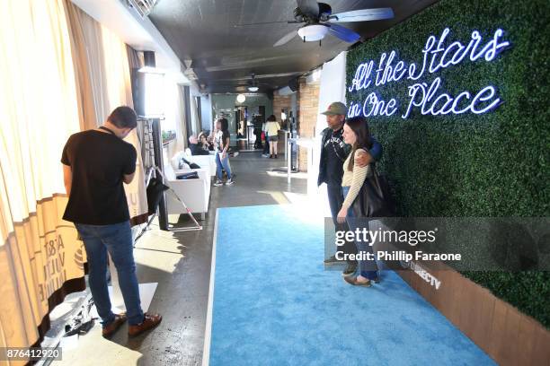 Festivalgoers attend Vulture Lounge during Vulture Festival LA presented by AT&T at The Hollywood Roosevelt Hotel on November 19, 2017 in Hollywood,...