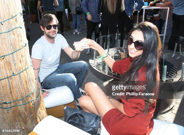 Festivalgoers visit the Vulture Lounge during Vulture Festival LA presented by AT&T at The Hollywood Roosevelt Hotel on November 19, 2017 in...