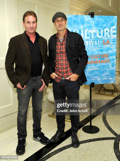 Writer Steven Rogers and director Craig Gillespie attend the "I, Tonya" screening and interview with Craig Gillespie and Steven Rogers by...