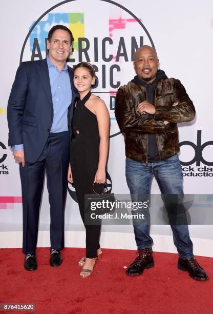 Mark Cuban and Daymond John attend 2017 American Music Awards at Microsoft Theater on November 19, 2017 in Los Angeles, California.