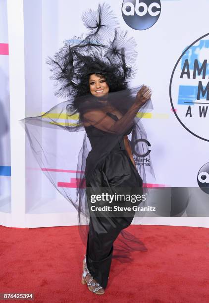 Diana Ross attends the 2017 American Music Awards at Microsoft Theater on November 19, 2017 in Los Angeles, California.