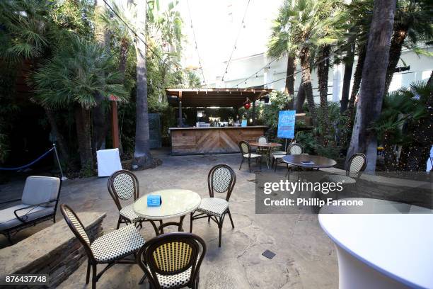 Festivalgoers visit the Vulture Lounge during Vulture Festival LA presented by AT&T at The Hollywood Roosevelt Hotel on November 19, 2017 in...