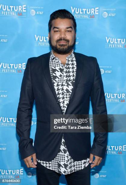 Actor Adrian Dev attends Vulture Festival Los Angeles at Hollywood Roosevelt Hotel on November 19, 2017 in Hollywood, California.