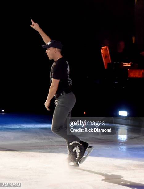 Iceskater Kurt Browning performs during the second annual "An Evening Of Scott Hamilton & Friends" hosted by Scott Hamilton to benefit The Scott...