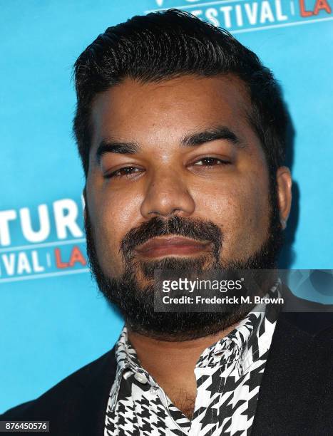 Adrian Dev attends the Vulture Festival Los Angeles at the Hollywood Roosevelt Hotel on November 19, 2017 in Hollywood, California.
