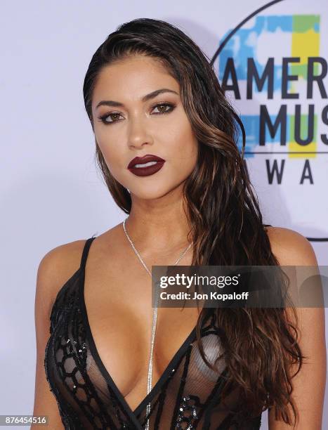 Arianny Celeste attends the 2017 American Music Awards at Microsoft Theater on November 19, 2017 in Los Angeles, California.