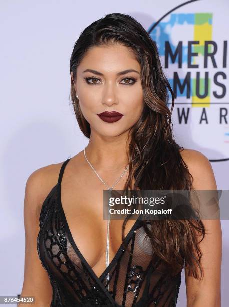 Arianny Celeste attends the 2017 American Music Awards at Microsoft Theater on November 19, 2017 in Los Angeles, California.