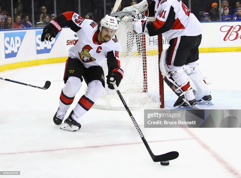 Ottawa Senators v New York Rangers