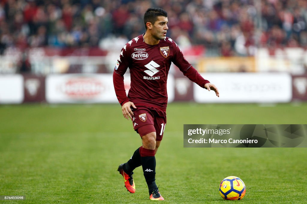 Iago Falque of Torino FC in action   during the Serie A...