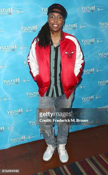 Lena Waithe attends the Vulture Festival Los Angeles at the Hollywood Roosevelt Hotel on November 19, 2017 in Hollywood, California.