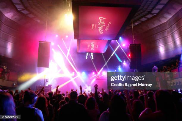 General view of atmosphere at T-Mobile Presents Club Magenta Powered by Pandora at Exchange LA on November 19, 2017 in Los Angeles, California.