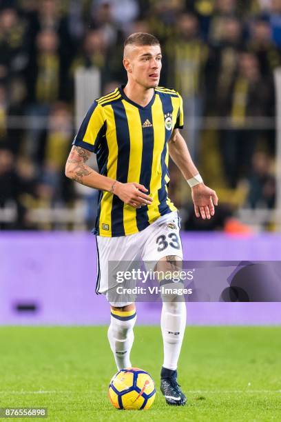 Roman Neustadter of Fenerbahce SK during the Turkish Spor Toto Super Lig football match between Fenerbahce and Demir Grup Sivasspor on November 19,...