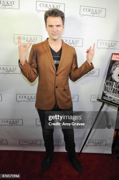 Kash Hovey attends the "Who Is Billy Bones?" TV Premiere Event on November 19, 2017 in Beverly Hills, California.