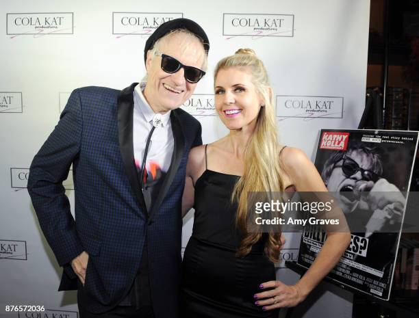 Steven "Billy Bones" Fortuna and Kathy Kolla attend the "Who Is Billy Bones?" TV Premiere Event on November 19, 2017 in Beverly Hills, California.