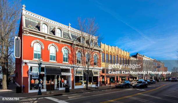 downtown, franklin, tn,usa - tennessee fotografías e imágenes de stock