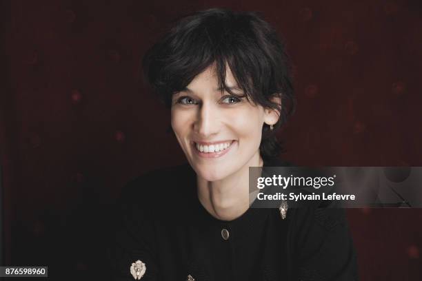 Actress Clotilde Hesme is photographed for Self Assignment on October, 2017 in Namur, France.