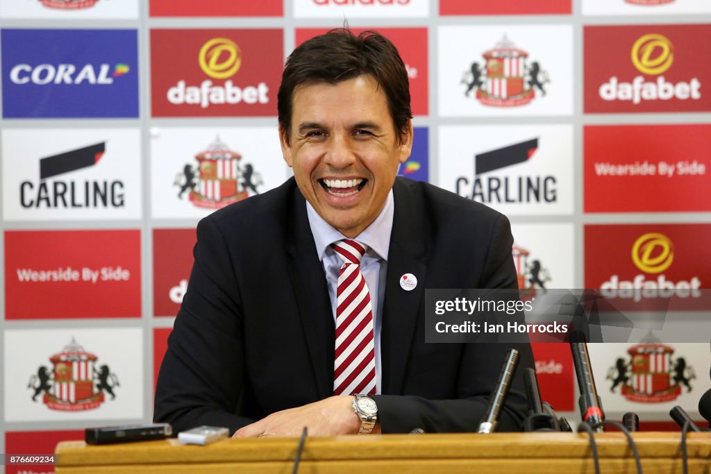 New Sunderland Manager Chris Coleman Press Conference