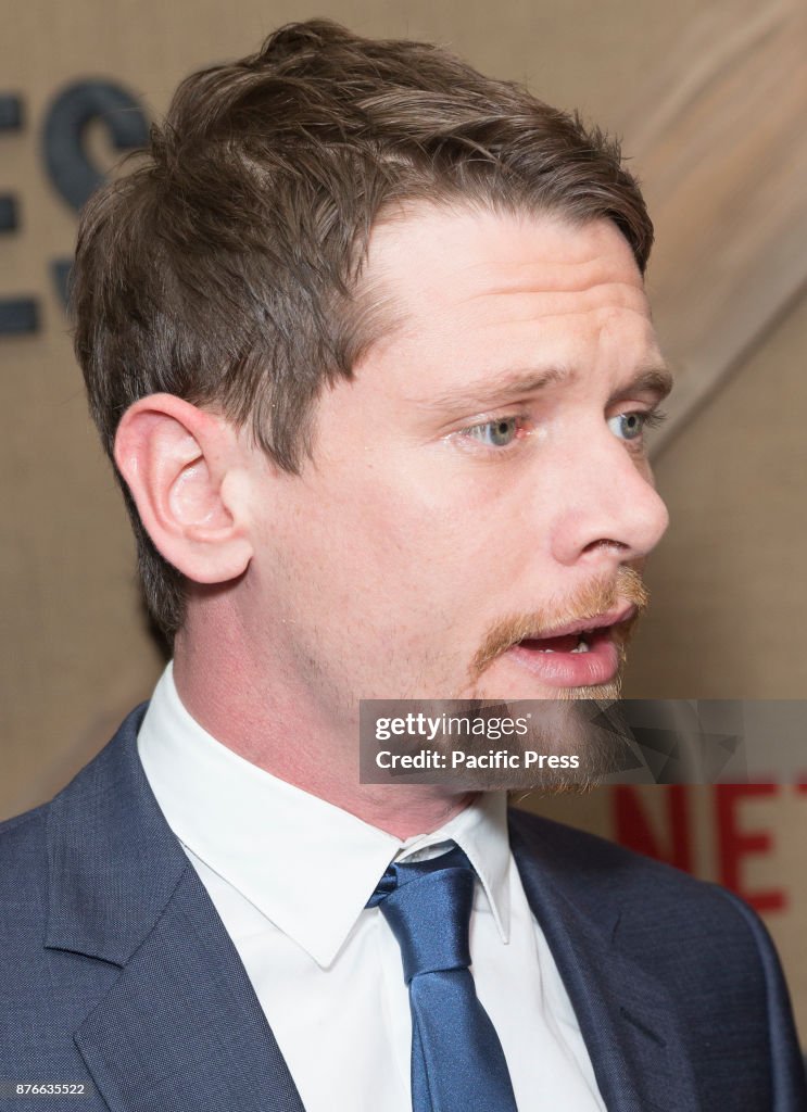 Jack O'Connell attends Netflix Godless premiere at...