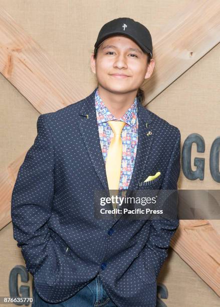 Samuel Marty attends Netflix Godless premiere at Metrograph.