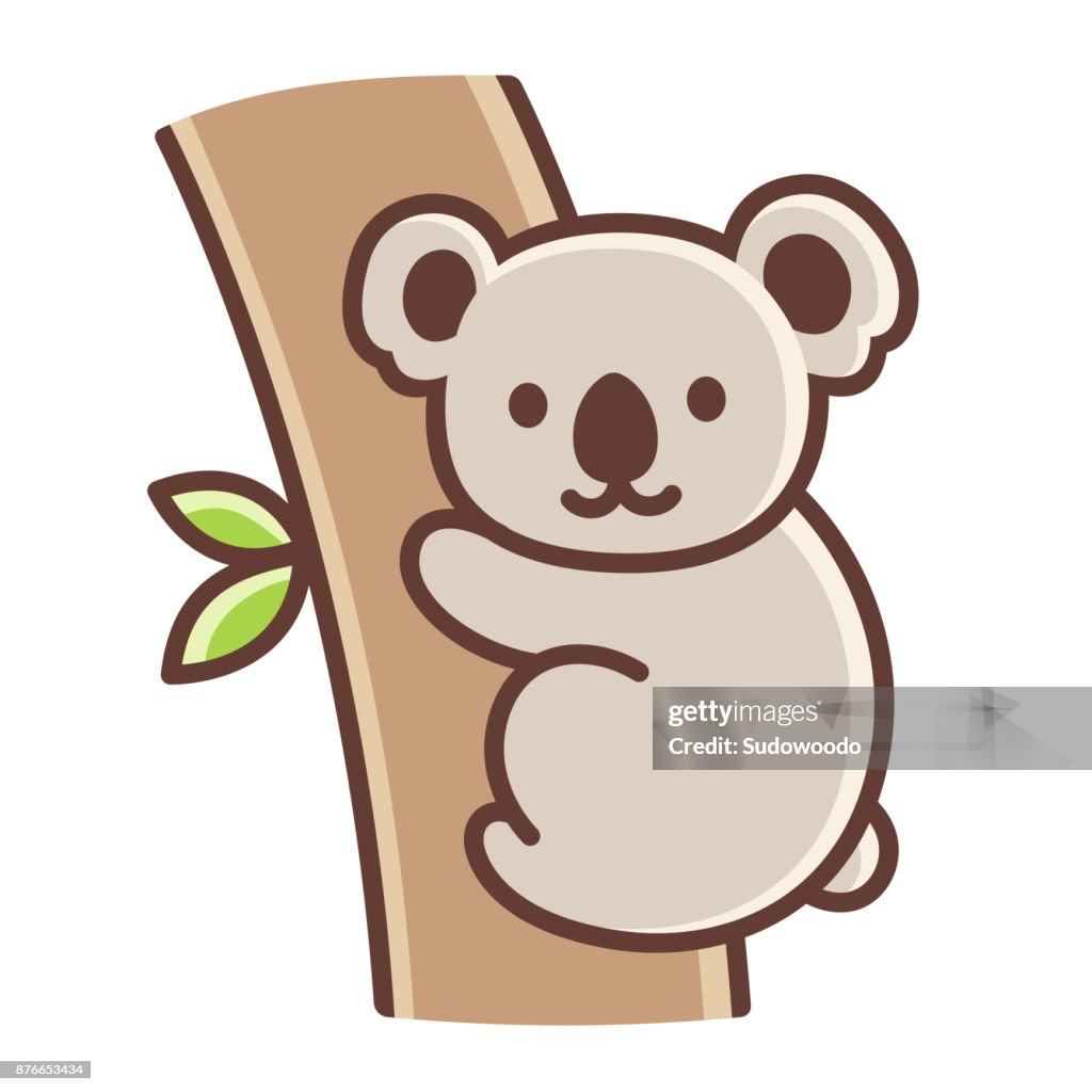 Cute Cartoon Koala High-Res Vector Graphic - Getty Images