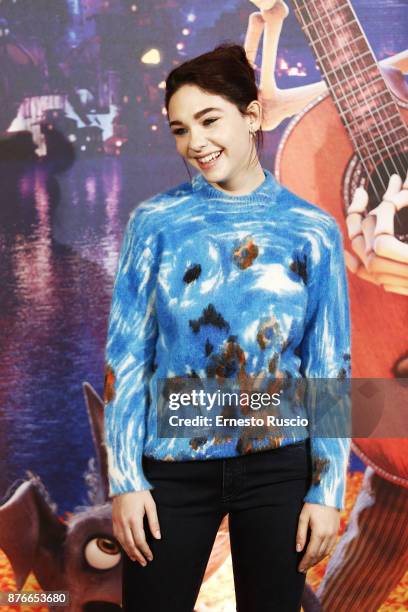 Matilda De Angelis attends 'Coco' photocall at Hotel De Russie on November 20, 2017 in Rome, Italy.