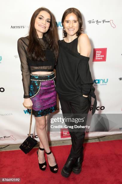 Chloe Jacobs and Patrica Smyka attend With Love From California: A Night Of One Act Plays Benefiting Hurricane Relief Efforts Through Team Rubicon at...