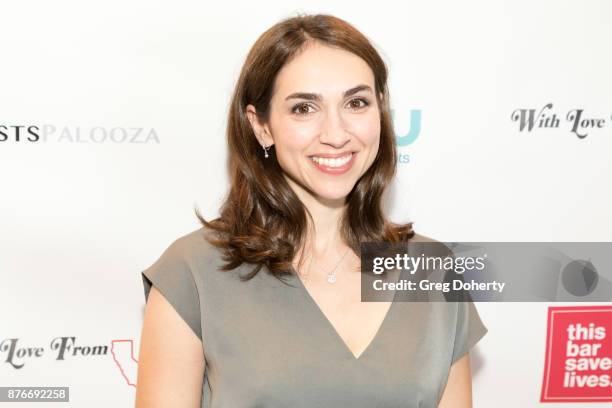 Eden Riegel attends With Love From California: A Night Of One Act Plays Benefiting Hurricane Relief Efforts Through Team Rubicon at The Pico...