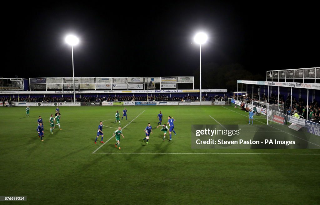 Billericay Town v Leatherhead - FA Cup - 1st Round Replay - AGP Arena