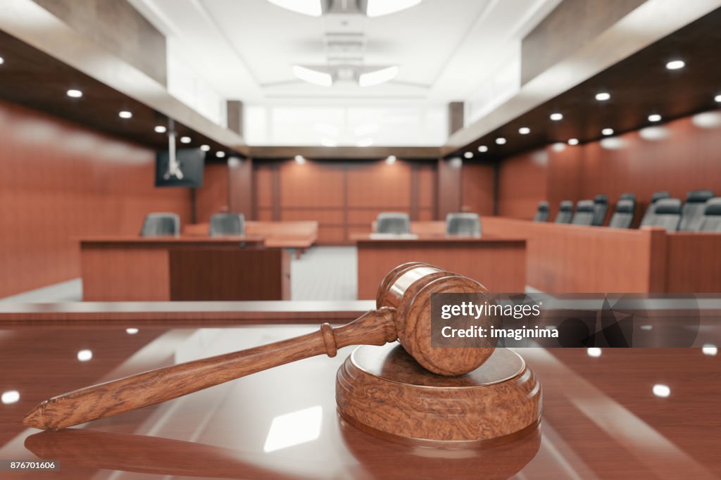 Courtroom And Gavel