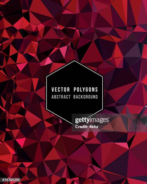 Red Together Vector Red Polygon Vector