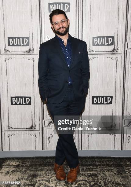 Arian Moayed attends the Build Series to discuss 'The Accidental Wolf' at Build Studio on November 20, 2017 in New York City.