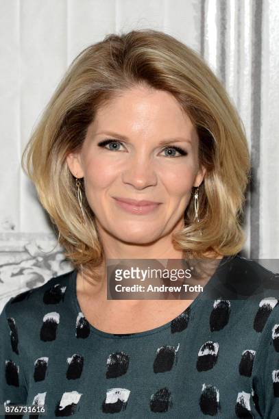 Kelli O'Hara attends the Build Series to discuss 'The Accidental Wolf' at Build Studio on November 20, 2017 in New York City.