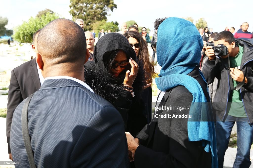 Funeral ceremony of Tunisian fashion designer Azzedine Alaia