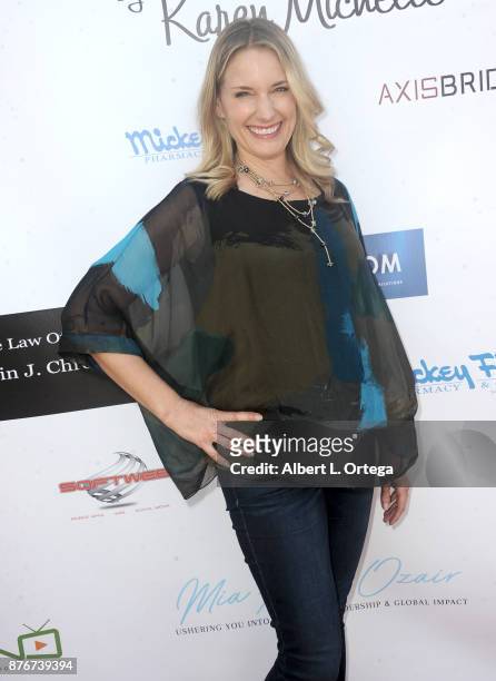 Alison Ross at the Love Your Body! Fashion Show And Shopping Event held at Luxe Sunset Boulevard Hotel on November 19, 2017 in Beverly Hills,...