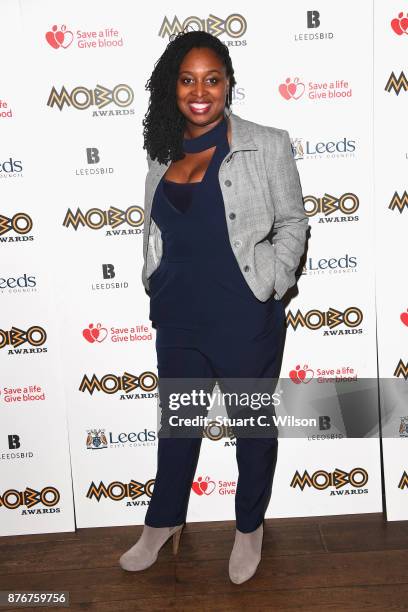 Dawn Butler MP attends the Pre-MOBO Awards Show at Boisdale of Canary Wharf on November 20, 2017 in London, England.