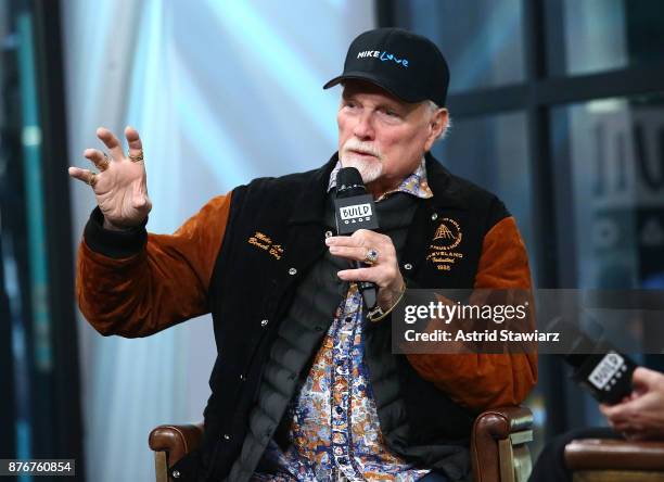 Musician Mike Love discusses his new album "Unleash the Love" at Build Studio on November 20, 2017 in New York City.