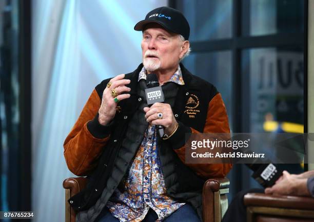 Musician Mike Love discusses his new album "Unleash the Love" at Build Studio on November 20, 2017 in New York City.