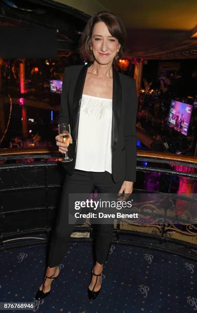 Haydn Gwynne attends Chic To Cheek: The National Youth Theatre Gala at Cafe de Paris on November 20, 2017 in London, England.