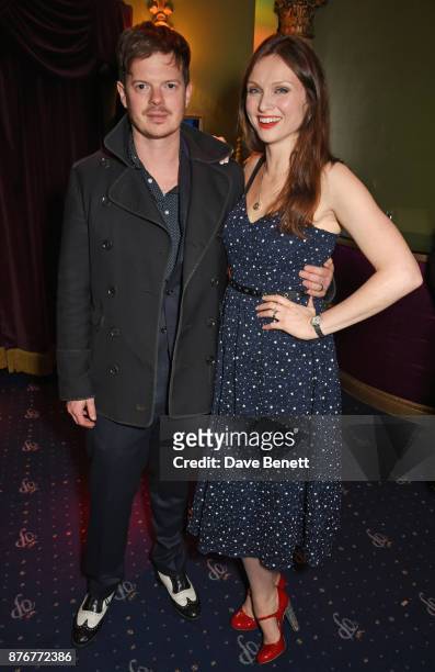 Richard Jones and Sophie Ellis Bextor attend Chic To Cheek: The National Youth Theatre Gala at Cafe de Paris on November 20, 2017 in London, England.