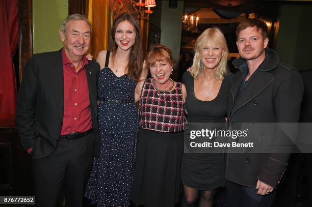 Nick Mason, Sophie Ellis-Bextor, Janet Ellis, Annette Mason and Richard Jones attend Chic To Cheek: The National Youth Theatre Gala at Cafe de Paris...